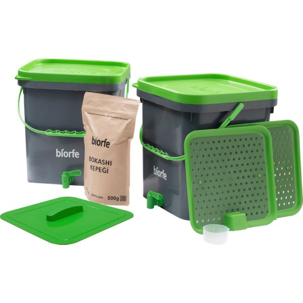 Biorfe Bokashi Kepekli Kompost Set 18 Lt- 18SGB Gübre Fiyatı