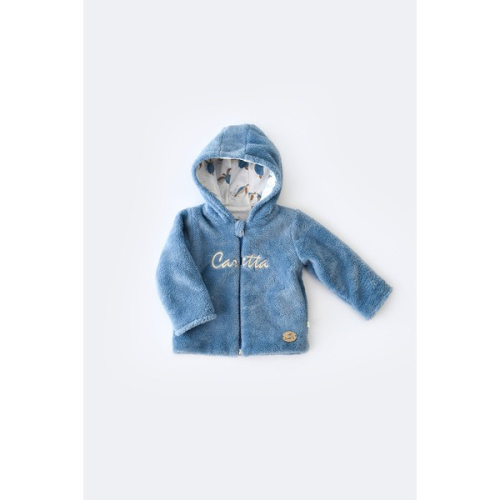 Biorganic Baby Erkek Bebek Fermuarlı Ceket Indigo 61437 Bebek Montu Fiyatı