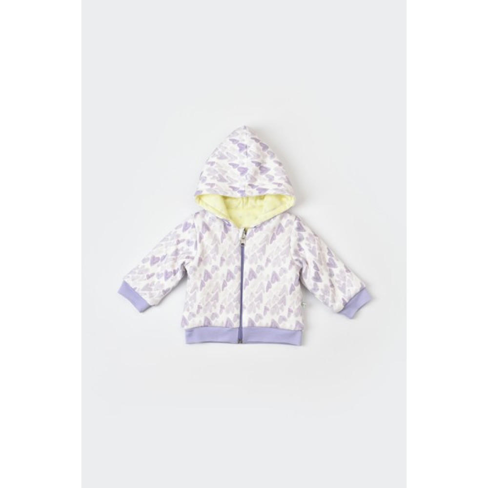 Biorganic Baby Kız Bebek Fermuarlı Ceket Lila 61456 Bebek Montu Fiyatı