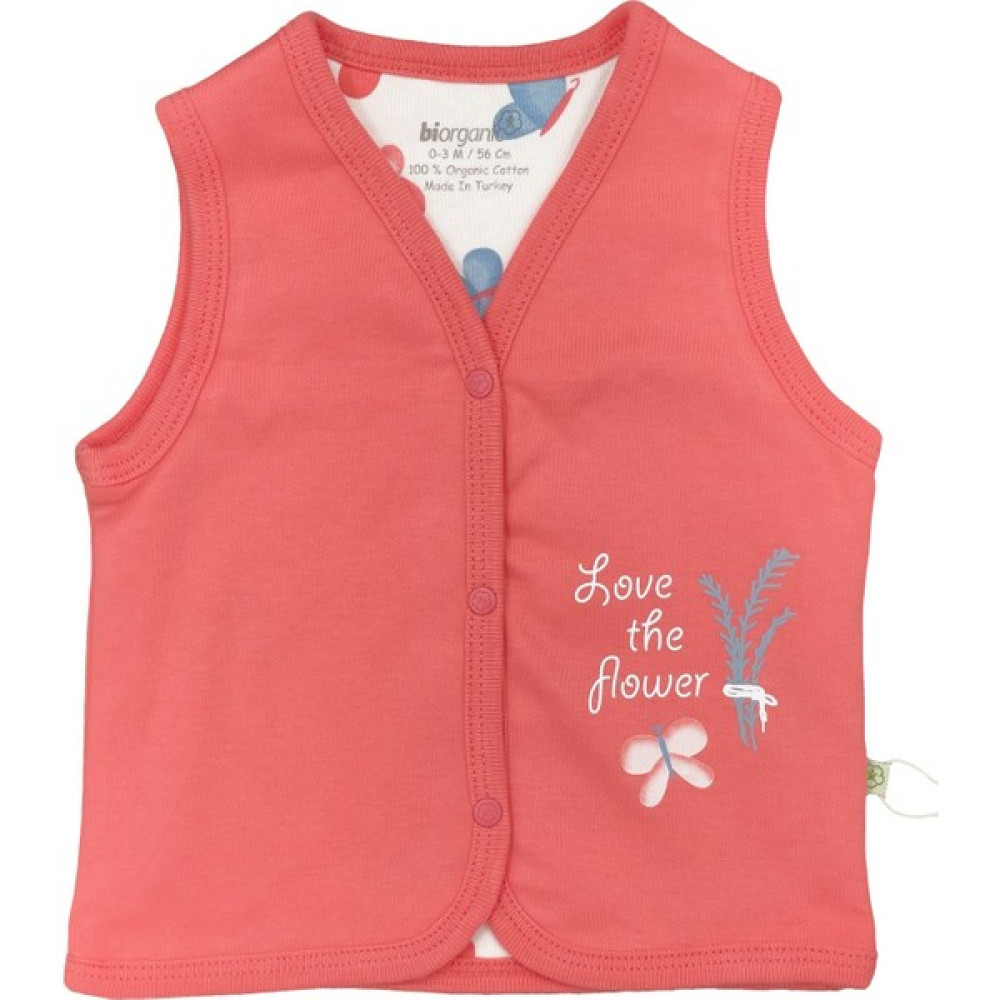 Biorganic Wild Flowers Penye Bebek Yeleği 61451 Bebek Hırkası Fiyatı
