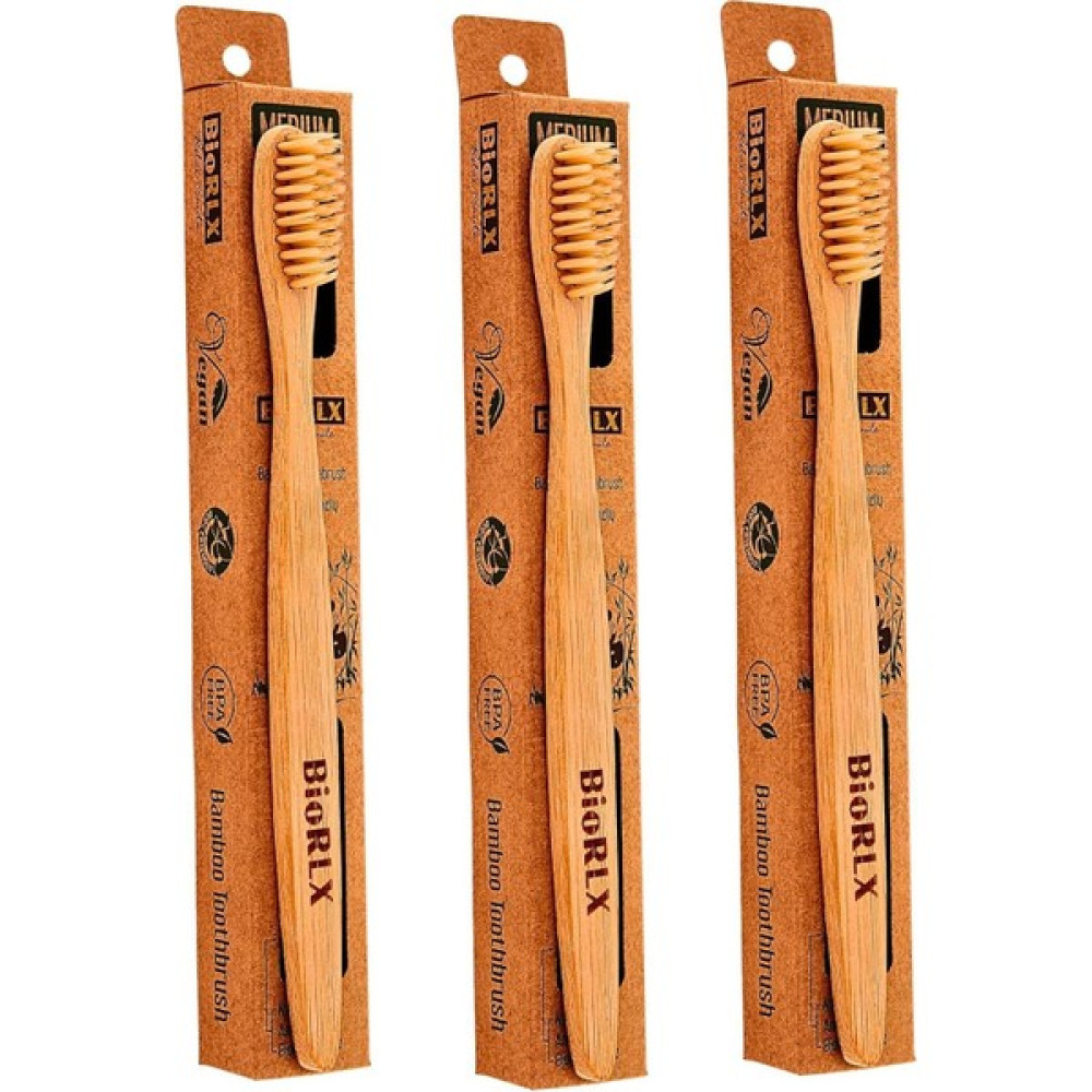 Biorlx Bambu Diş Fırçası - Yumuşak Kıllı Bambu Diş Fırçası - 3 adet Diş Fırçaları Fiyatı