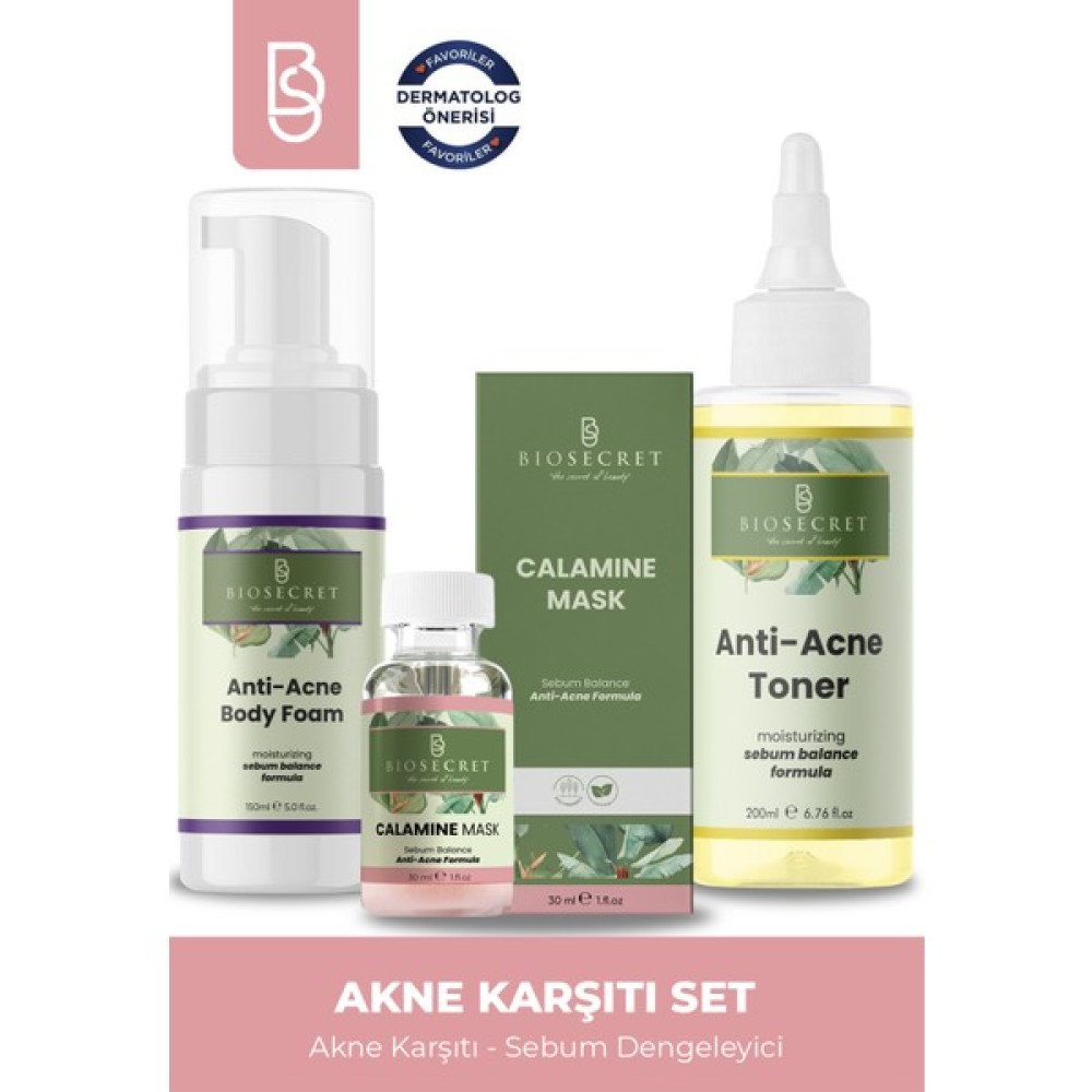 Biosecret Akne ve Sivilce Karşıtı Drying Set BIO201 Maskeler Fiyatı