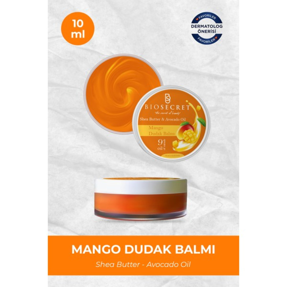 Biosecret The Balm Shea Butter Dudak Balmı (Mango) 10ML BIO87 Oto Boyaları Fiyatı