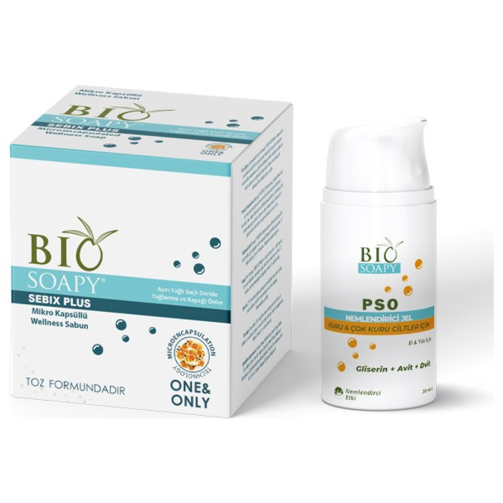 Biosoapy Saç Sakal Kabuklanan Deri Için Nemlendirici Onarıcı Sebix Plus Psojel 30 Şase / 30 ml 2 Li Set Oto Boyaları Fiyatı
