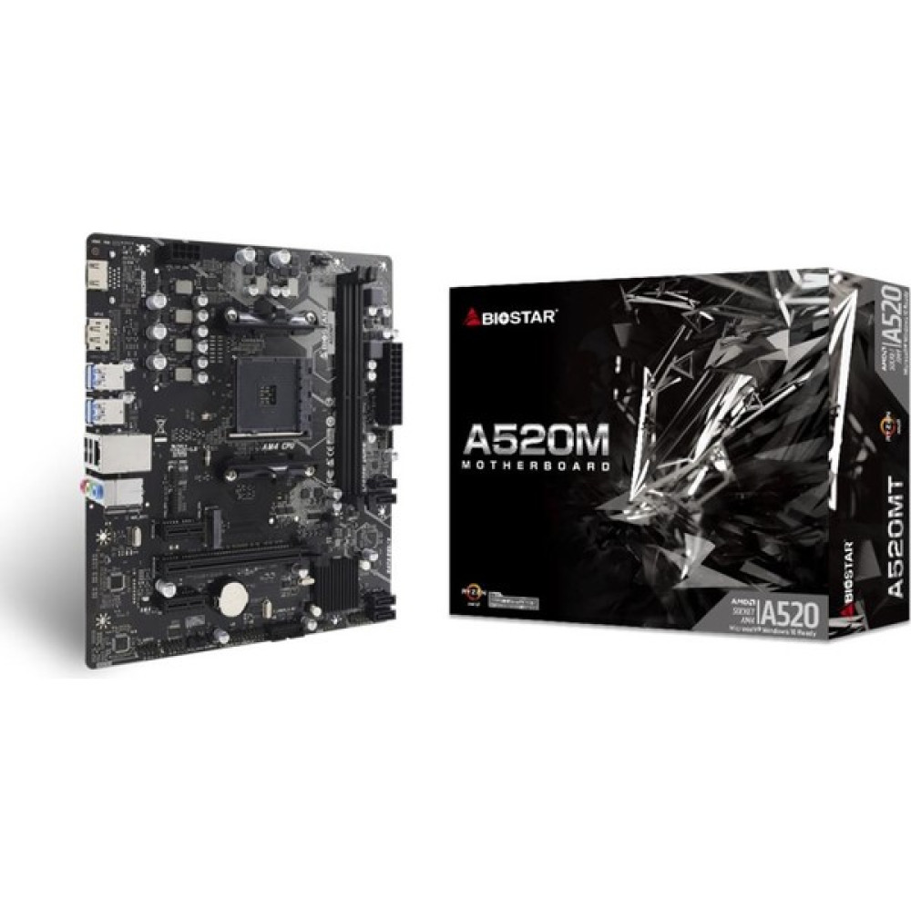 Biostar A520MT Ddr4 4000MHZ Am4 S+V+Gl Ddr4 Micro Atx Anakart Anakart Fiyatı