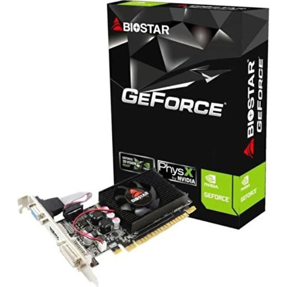 Biostar GeForce 210 1GB 64Bit DDR3 PCI-Express 2.0 Ekran Kartı GT210-1GB D3 Ekran Kartları Fiyatı