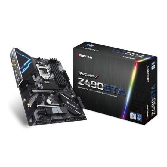 Biostar Racing Z490GTA EVO Intel 4400MHZ OC DDR4 LGA1200 ATX Anakart