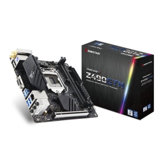 Biostar Racing Z490GTN Intel Z490 4400 MHz (OC) DDR4 Soket 1200 Mini ITX Anakart