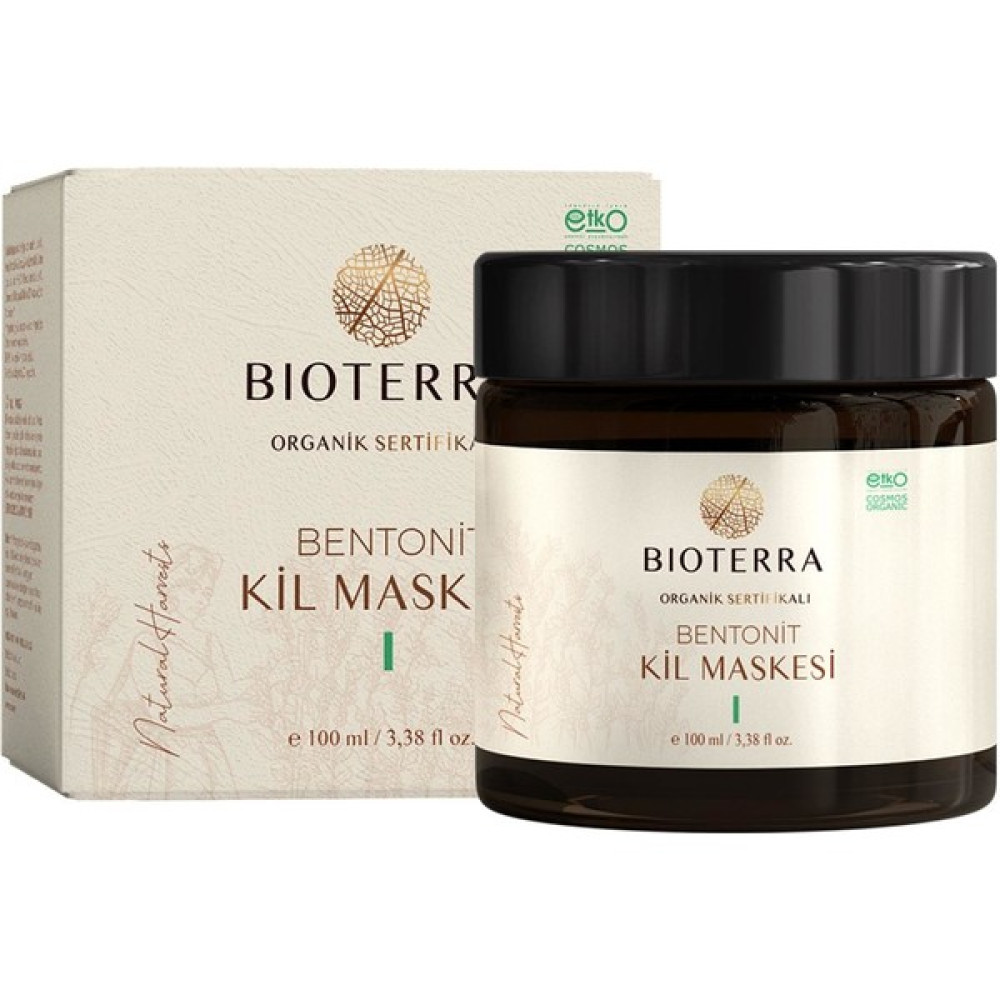 Bioterra Organik Bentonit Kil Maskesi 100ml Clay Mask Cilt Temizleme ve Peeling Fiyatı