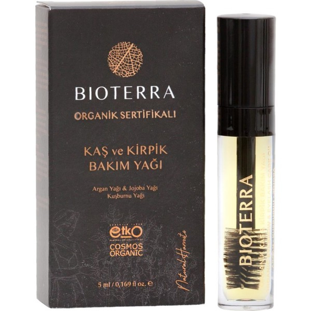 Bioterra Organik Kaş Kirpik Bakım Yağı Eyebrow ve Eyelash Oil 5ml Cilt ve Yüz Bakımı Fiyatı