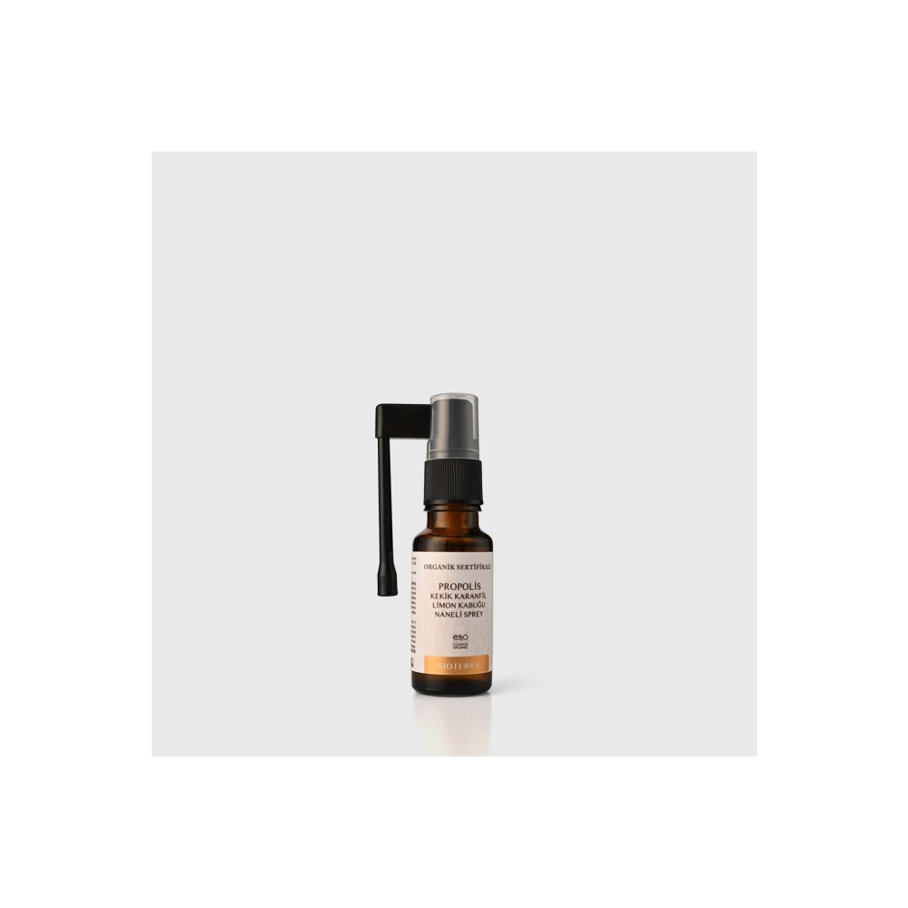 Bioterra Organik Propolis Kekik Karanfil Boğaz Spreyi 20 Ml Gıda Fiyatı