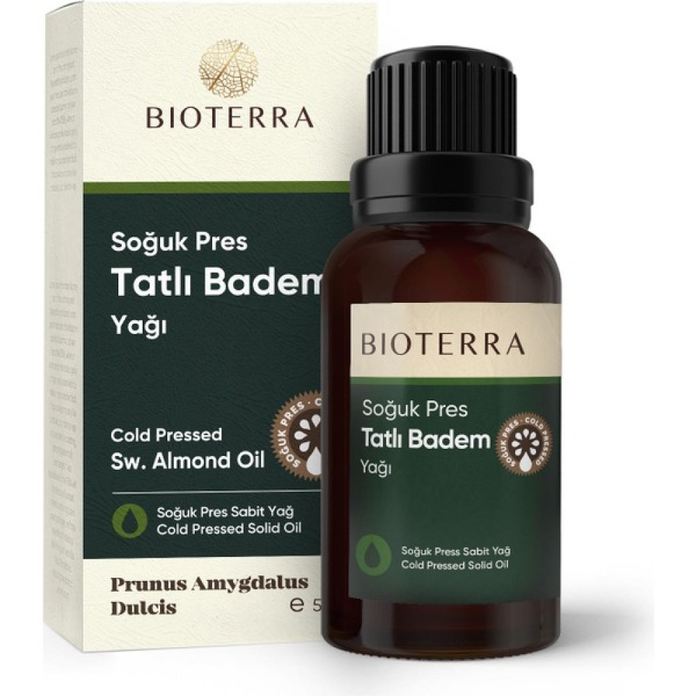 Bioterra Tatlı Badem Yağı 50  ml (Soğuk Pres) - 50 ml Oto Boyaları Fiyatı