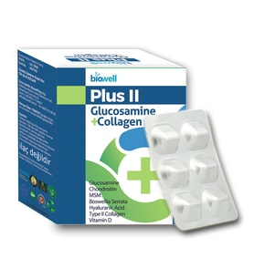 Biowell Plus II Glucosamine Chondroitin MSM + Collagen Sporcu Besini & Supplementler Fiyatı