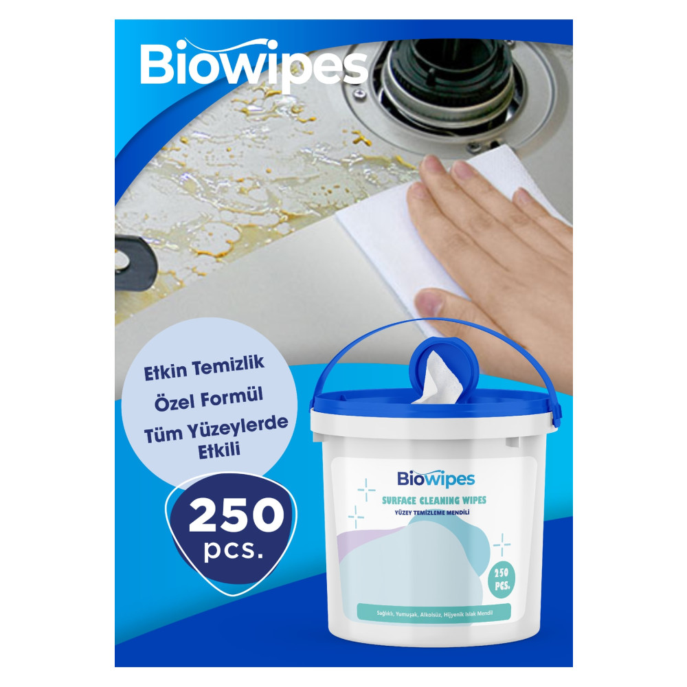 biowipes Genel Temizlik Mega Kova 250’li Islak Mendil Fiyatı