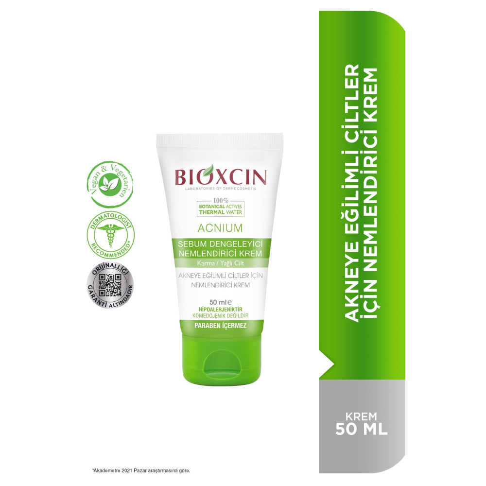 Bioxcin Acnium Dengeleyici Nemlendirci Krem 50ml Cilt ve Yüz Bakımı Fiyatı