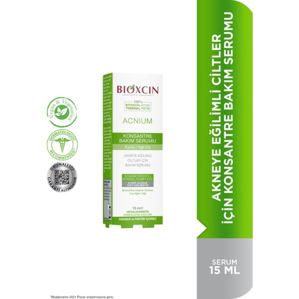 Bioxcin Acnium Konsantre Bakım Serumu 15 ml Anti-Aging / Yaşlanma Karşıtı Fiyatı