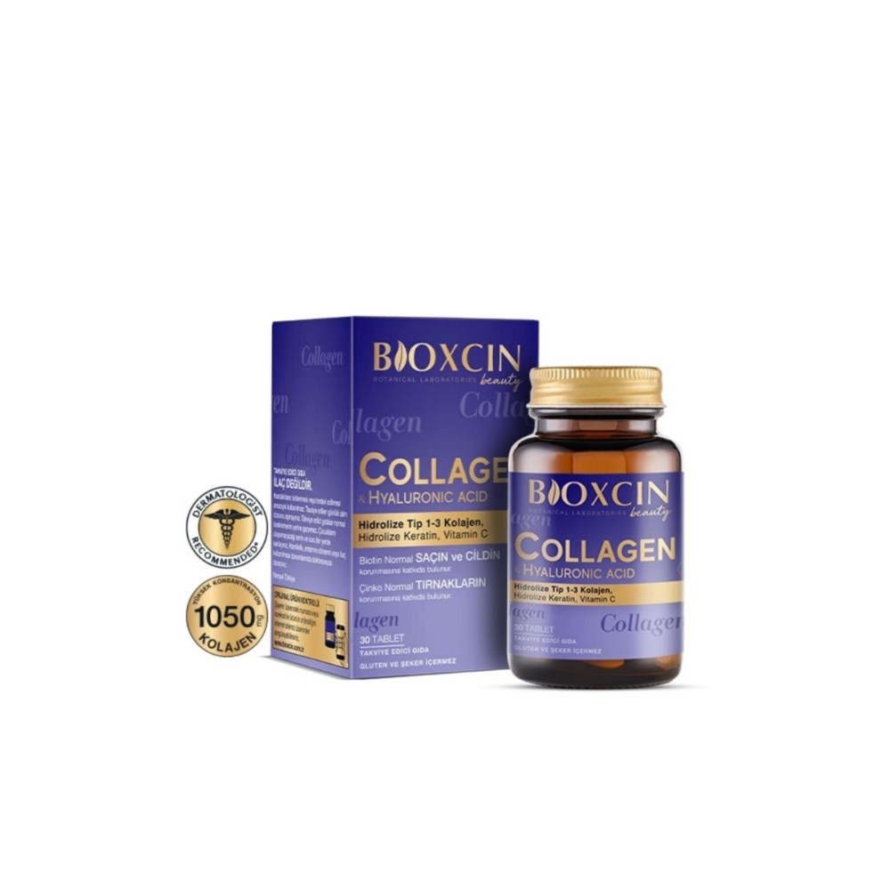 Bioxcin Beauty Collagen 30 Tablet - Tip1 Tip 3 Hidrolize Kolajen Sağlık Fiyatı