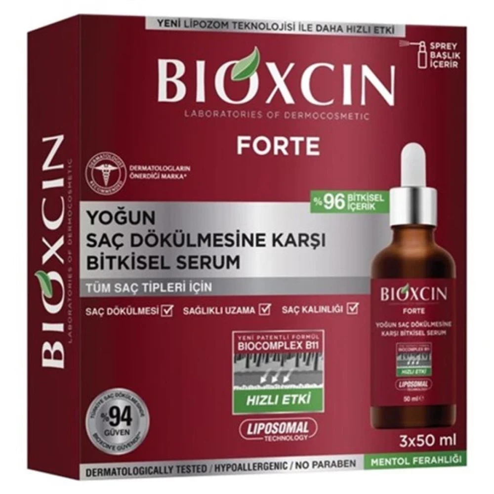 Bioxcin Forte Serum 3X50ml Saç Dökülmesine Karşı Ürünler Fiyatı