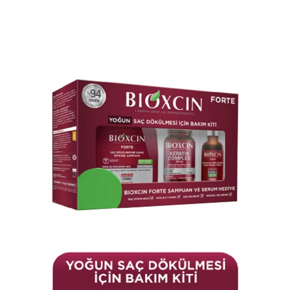 Bioxcin Forte Yoğun Bakım Kiti ( Tablet +şampuan + Serum ) Saç Bakımı Fiyatı