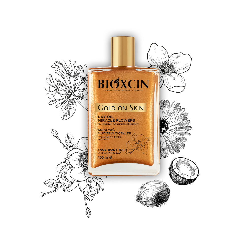 Bioxcin Gold On Skin Altın Parıltılı Kuru Yağ 100 ml Cilt ve Yüz Bakımı Fiyatı