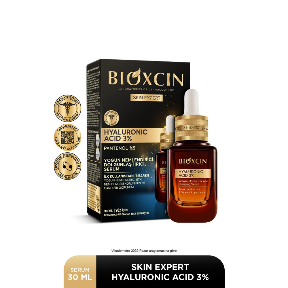 Bioxcin Hyaluronic Acid Yoğun Nemlendirici Dolgunlaştırıcı Serum - Hyaluronic Acid %3 Panthenol %5 Lipozomal Cilt ve Yüz Bakımı Fiyatı