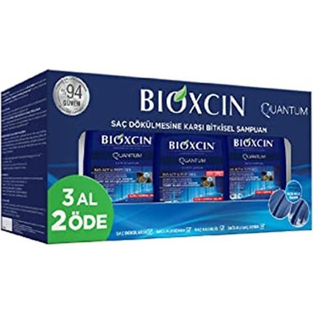 Bioxcin Quantum Bio-Activ 3 Al 2 Öde Kuru & Normal Saçlar Için Şampuan (3 x 300 Ml) Şampuan ve Saç Kremi Fiyatı