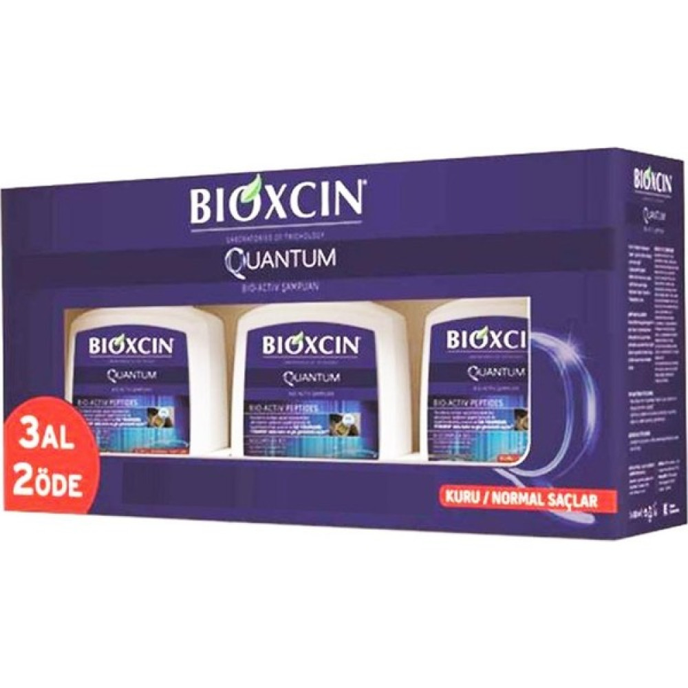 Bioxcin Quantum Kuru ve Normal Saçlar Şampuan 3X300ML 3 Al 2 Öde - 47 Şampuan ve Saç Kremi Fiyatı