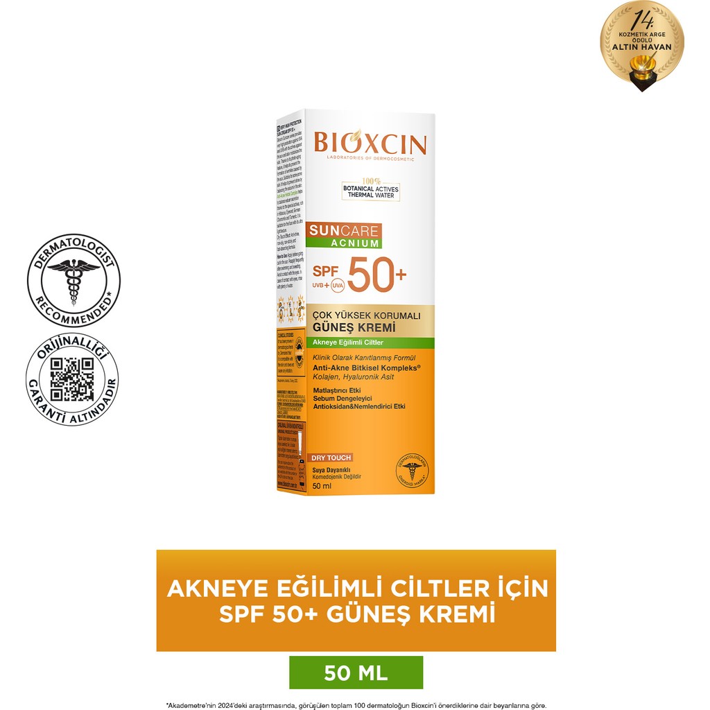 Bioxcin Sun Care Acnium Spf 50 Güneş Koruyucu Krem 150 ml" Güneş Kremleri ve Losyonları Fiyatı