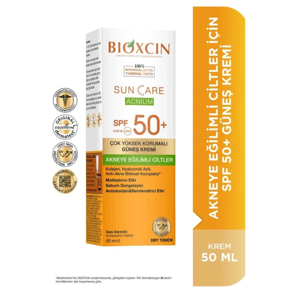 Bioxcin Sun Care Akneye Eğilimli Ciltler Için Güne Güneş Kremleri ve Losyonları Fiyatı