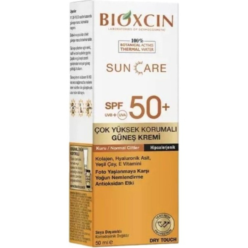 Bioxcin Sun Care Çok Yüksek Korumalı Kuru Ciltler Için SPF50+ Güneş Kremi 50ML Güneş Kremleri ve Losyonları Fiyatı