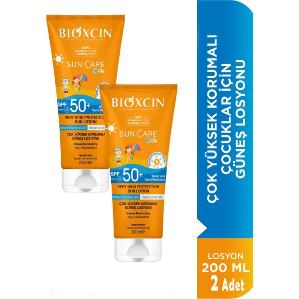 Bioxcin Suncare Kids Losyon SPF50 200 ml 2 Adet Güneş Kremleri ve Losyonları Fiyatı