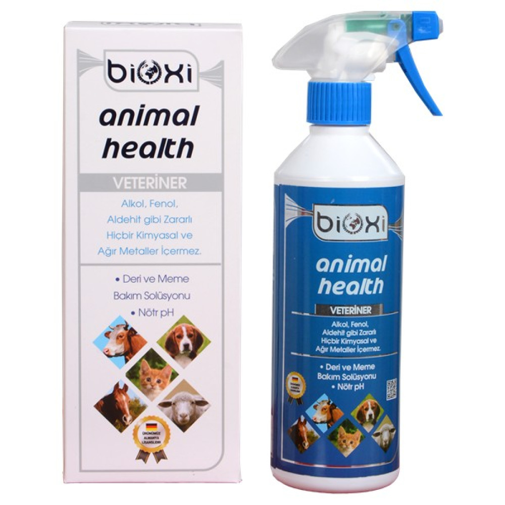 Bioxi Animal Health 500 Ml. (Hayvan Yara Bakım Ve Temizleme Solusyonu) Evcil Hayvan Ürünleri Fiyatı
