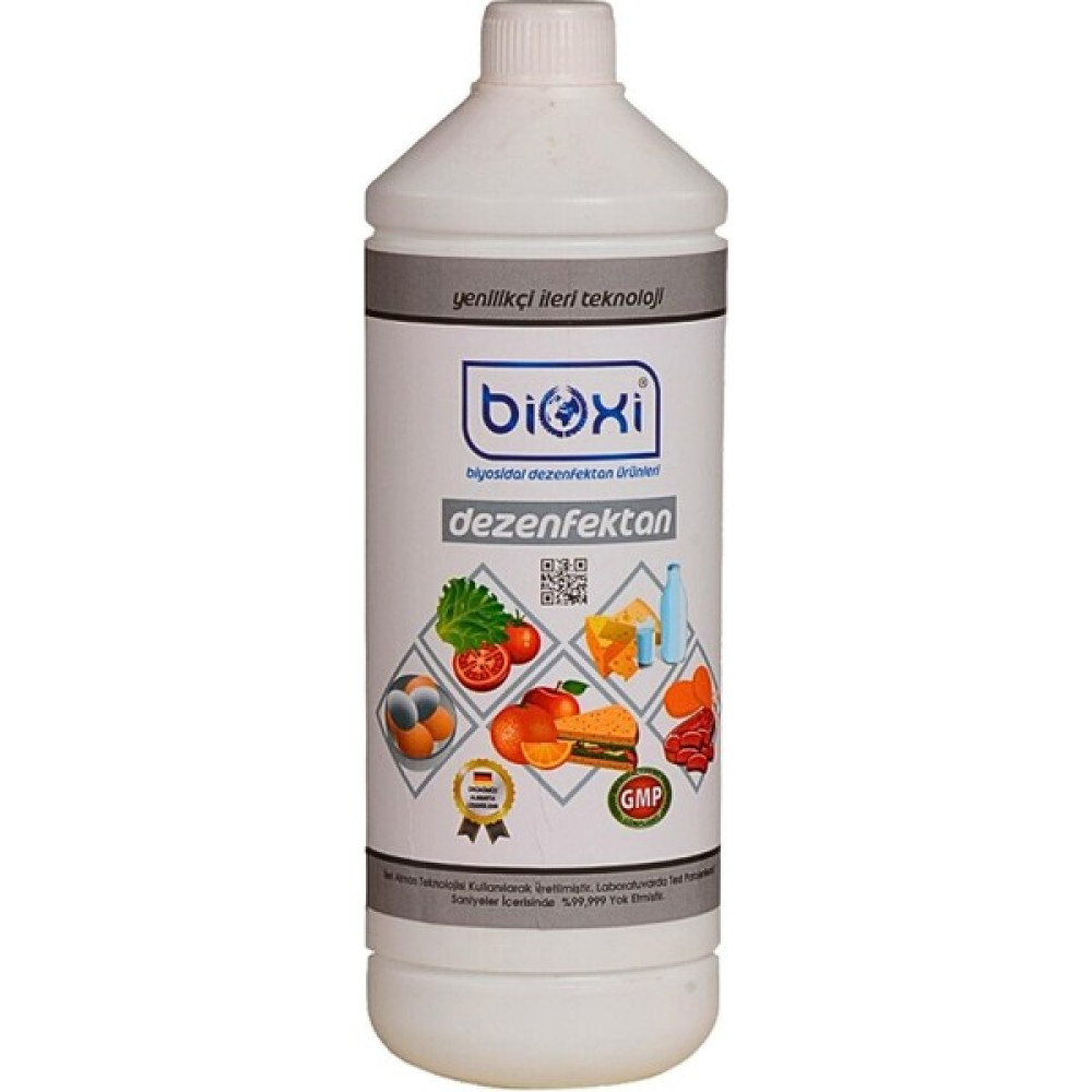 Bioxi ® Gıda Alanı Dezenfektanı 1 Lt | Hipokloröz Asit (Hocl) Bazlı Güvenilir Dezenfeksiyon Hijyen ve Temizlik Fiyatı