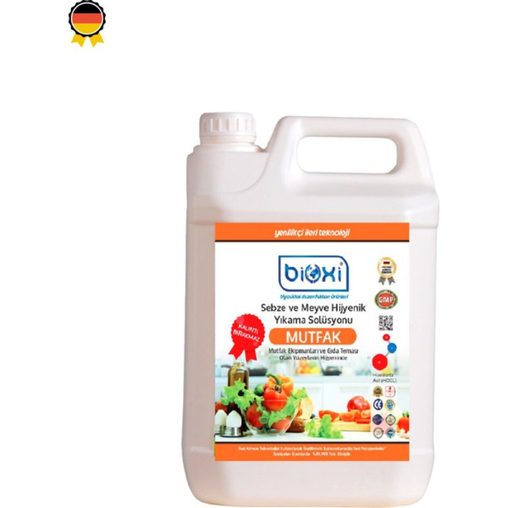 Bioxi® Sebze Meyve Yıkama Solüsyonu 5 Lt - 1 Adet Mutfak Gereçleri Fiyatı