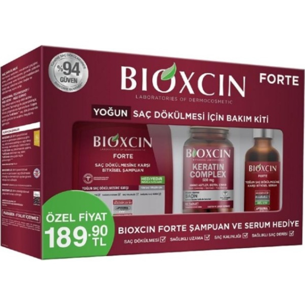 Bioxin Forte Yoğun Saç Dökülmesi Için Bakım Kiti Saç Bakım Maskeleri & Serumlar & Spreyler Fiyatı