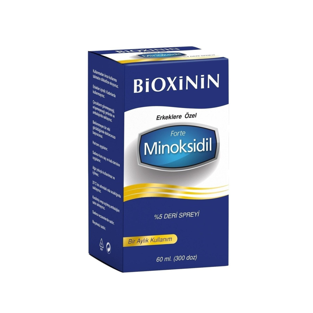 Bioxinin Bioxcin Forte Minoksidil %5 Deri Spreyi 60 Ml Saç Bakım Maskeleri & Serumlar & Spreyler Fiyatı