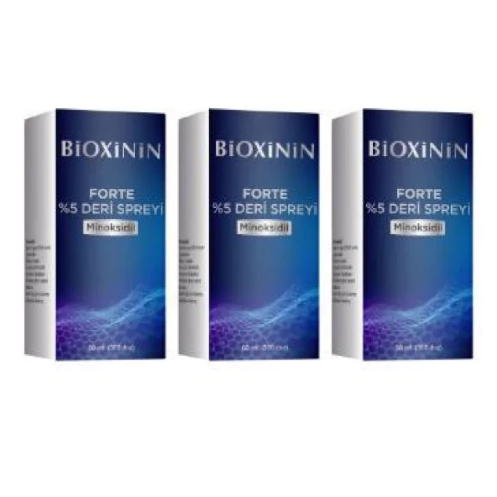 Bioxinin Minoksidil %5 Deri Spreyi 60 Ml 3 Paket Saç Şekillendirici Sprey Fiyatı