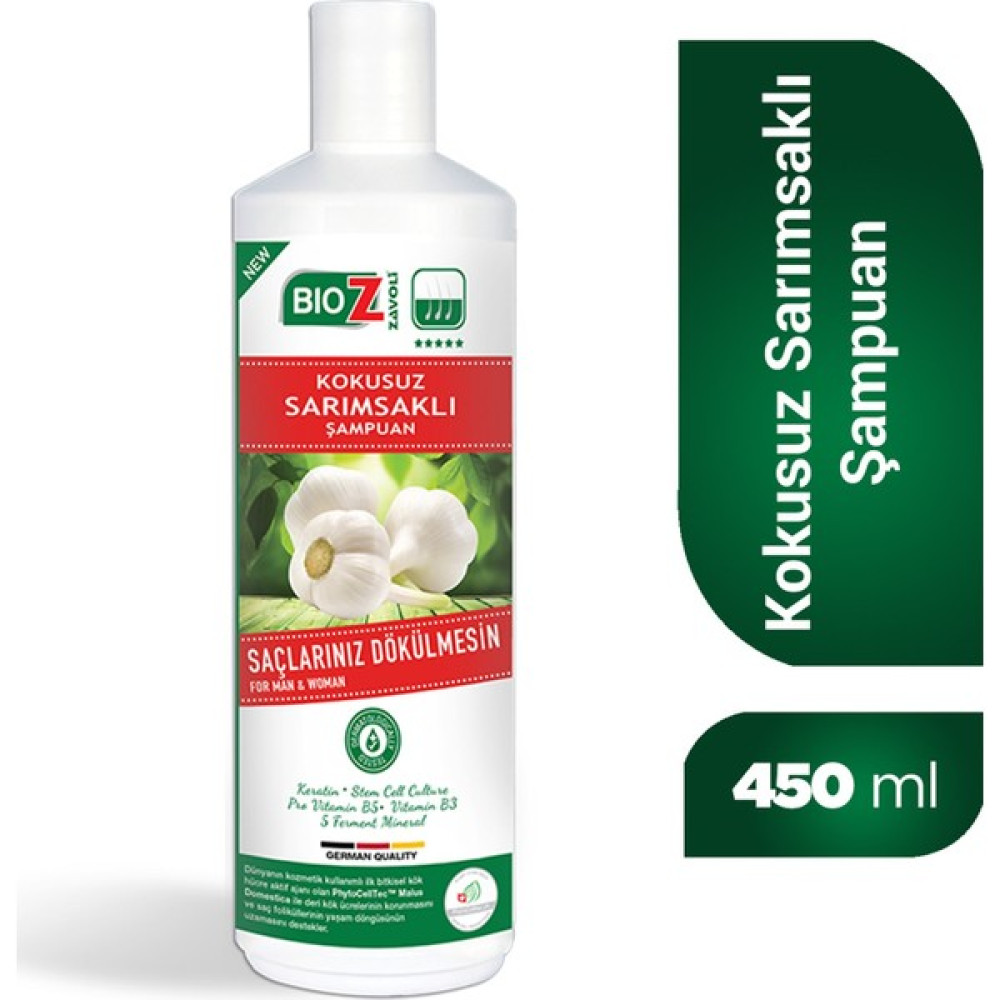 Bioz Kokusuz Sarımsaklı Şampuan 450 Ml Şampuan ve Saç Kremi Fiyatı