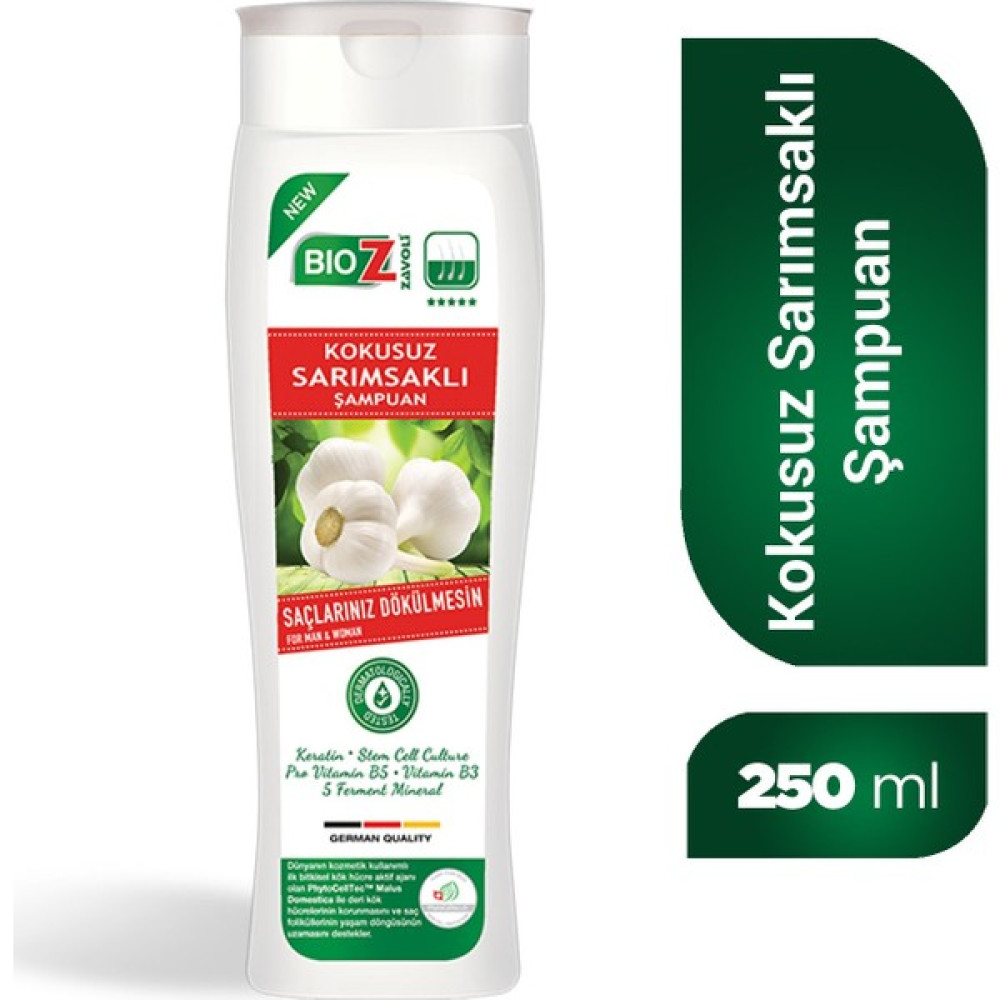 Bioz Kokusuz Sarımsaklı Şampuan250 Ml Şampuan ve Saç Kremi Fiyatı