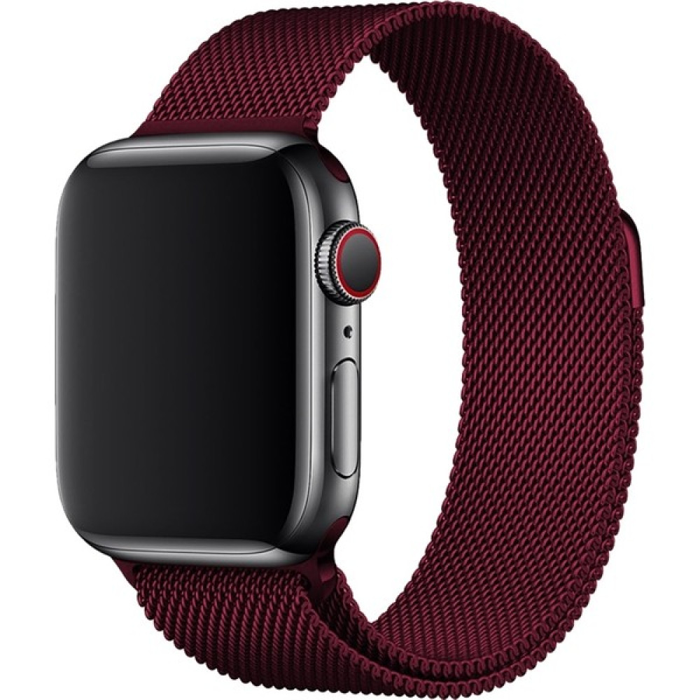 Bipower Apple Watch Uyumlu 38-40MM Krd1 Metal Hasır Kordon Bordo Giyilebilir Teknoloji Aksesuarları Fiyatı