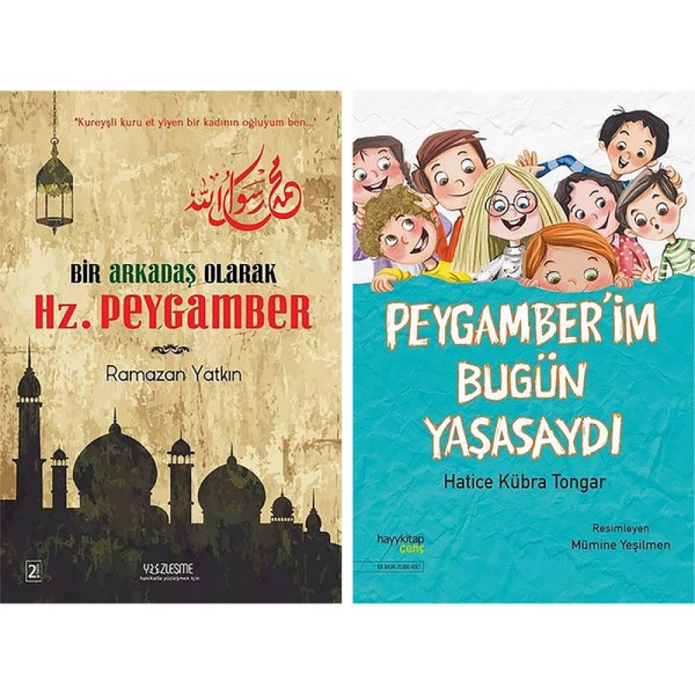 Bir Arkadaş Olarak Hz. Peygamber / Peygamber’im Bugün Yaşasaydı (2 Kitap Set) Çocuk Öykü Fiyatı