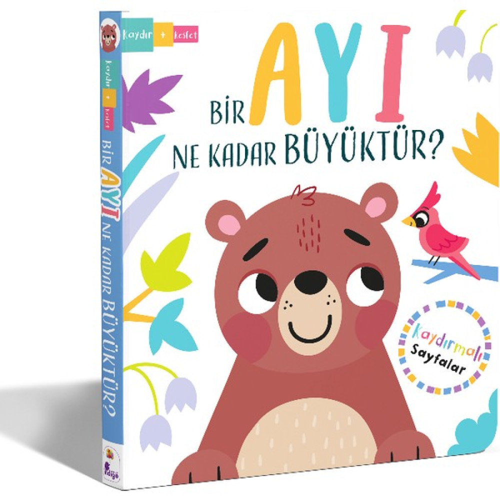 Bir Ayı Ne Kadar Büyüktür? (Hareketli Kitaplar Kaydır + Keşfet) - Lisa Regan Çocuk Öykü Fiyatı