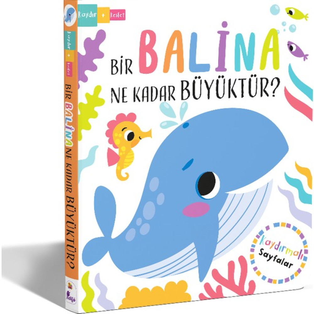 Bir Balina Ne Kadar Büyüktür? (Hareketli Kitaplar Kaydır + Keşfet) - Lisa Regan Çocuk Öykü Fiyatı