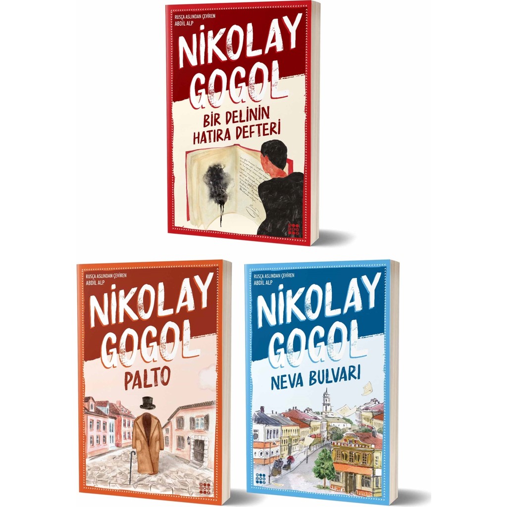 Bir Delinin Hatıra Defteri - Palto - Neva Bulvarı 3 Kitap Set - Nikolay Gogol Defter & Kağıt Ürünleri Fiyatı