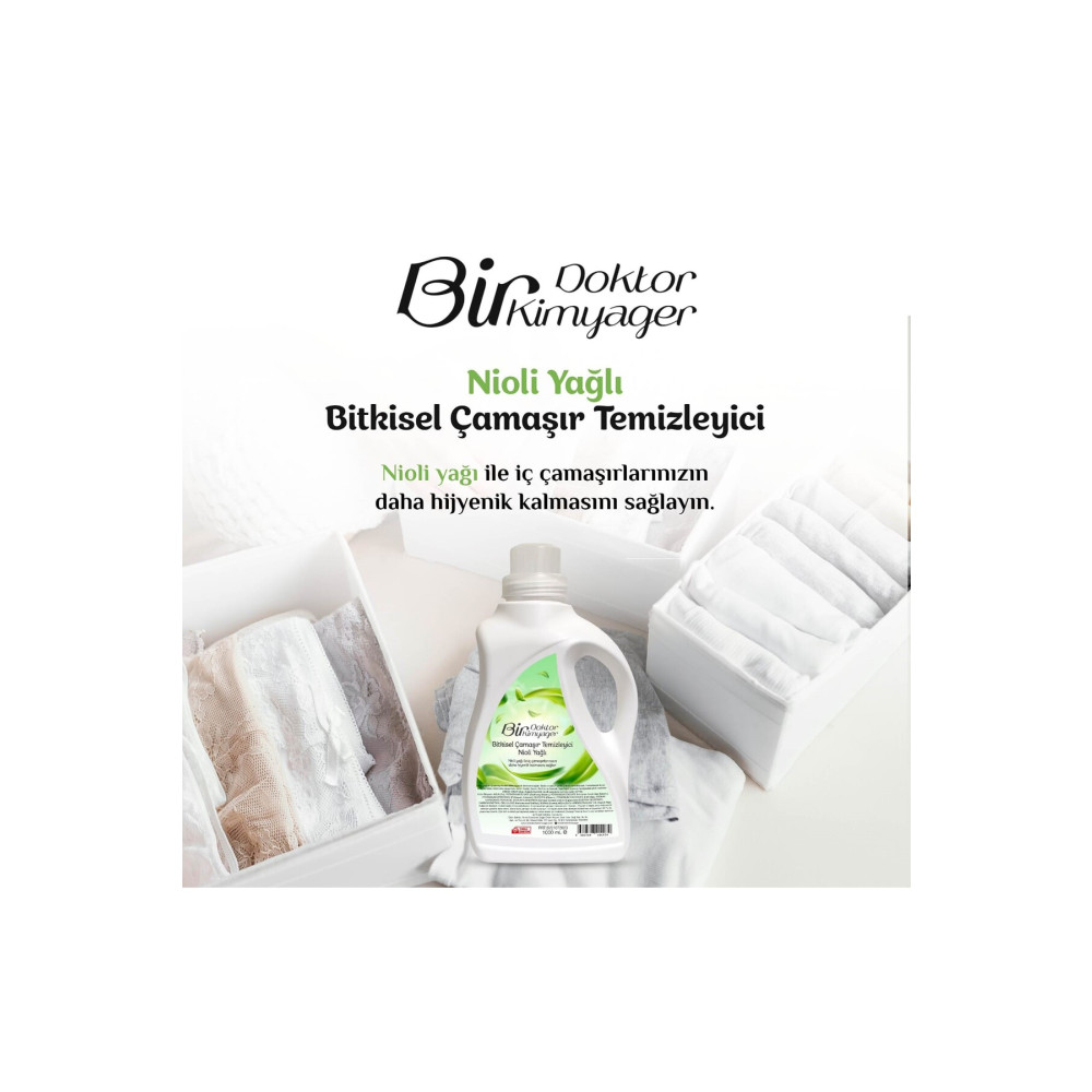 Bir Doktor Bir Kimyager Bitkisel Çamaşır Temizleyici Nioli Yağlı (1000 mL) Çamaşır Deterjanı Fiyatı