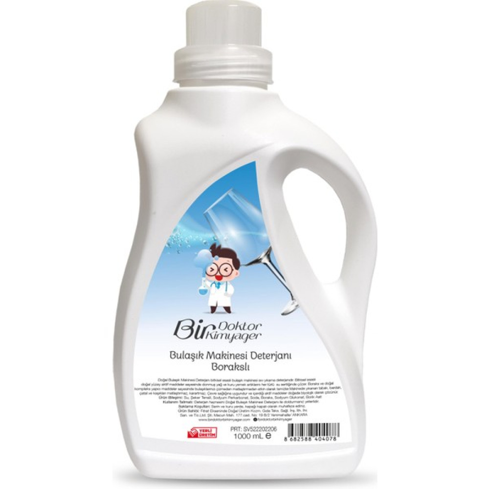 Bir Doktor Bir Kimyager Bulaşık Makinesi Deterjanı Borakslı (1000 Ml) - Beyaz Parlatıcı ve Temizleyiciler Fiyatı