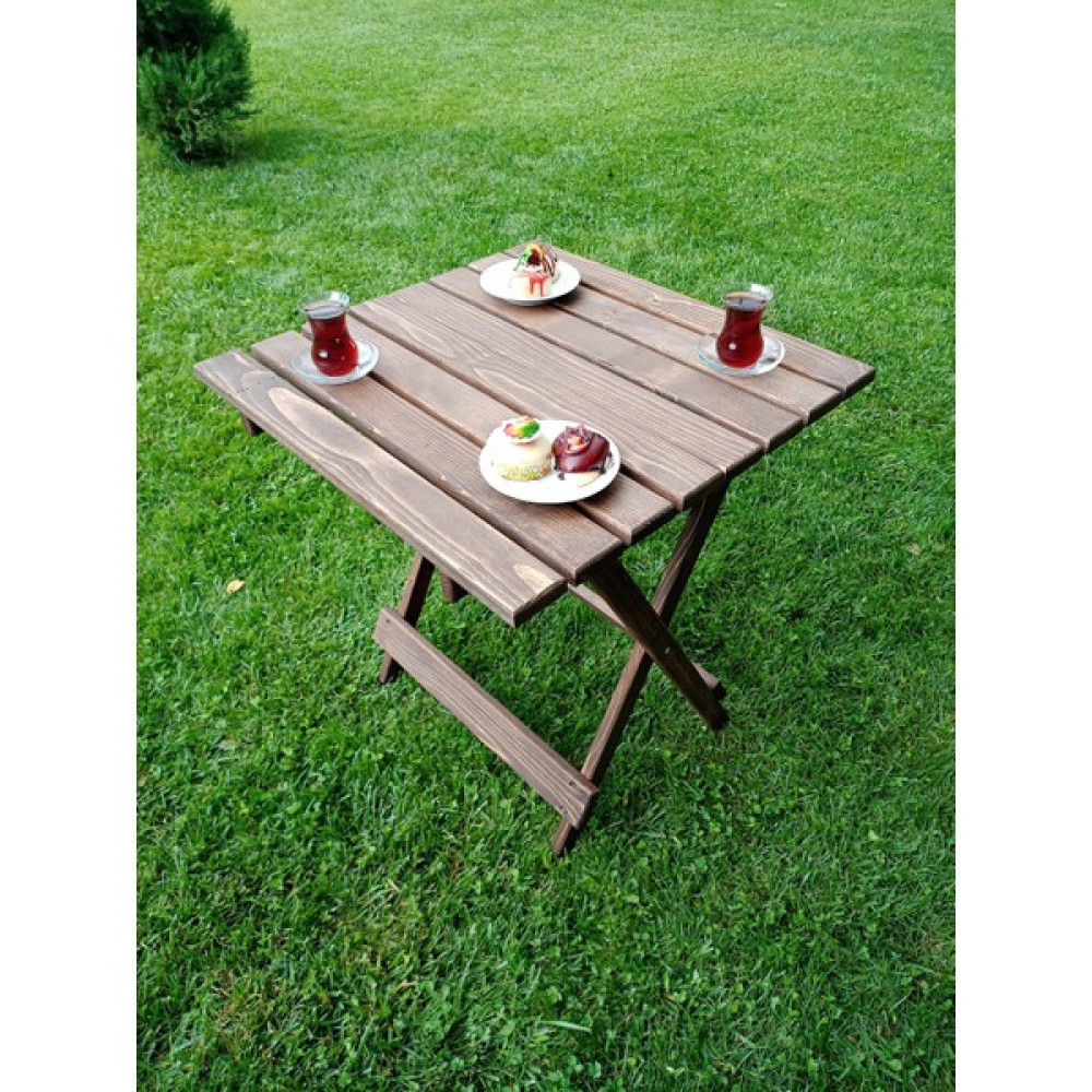 BİRAYSE Ahşap Katlanabilir Piknik ve Kamp Masası Kamp & Piknik Masası Fiyatı