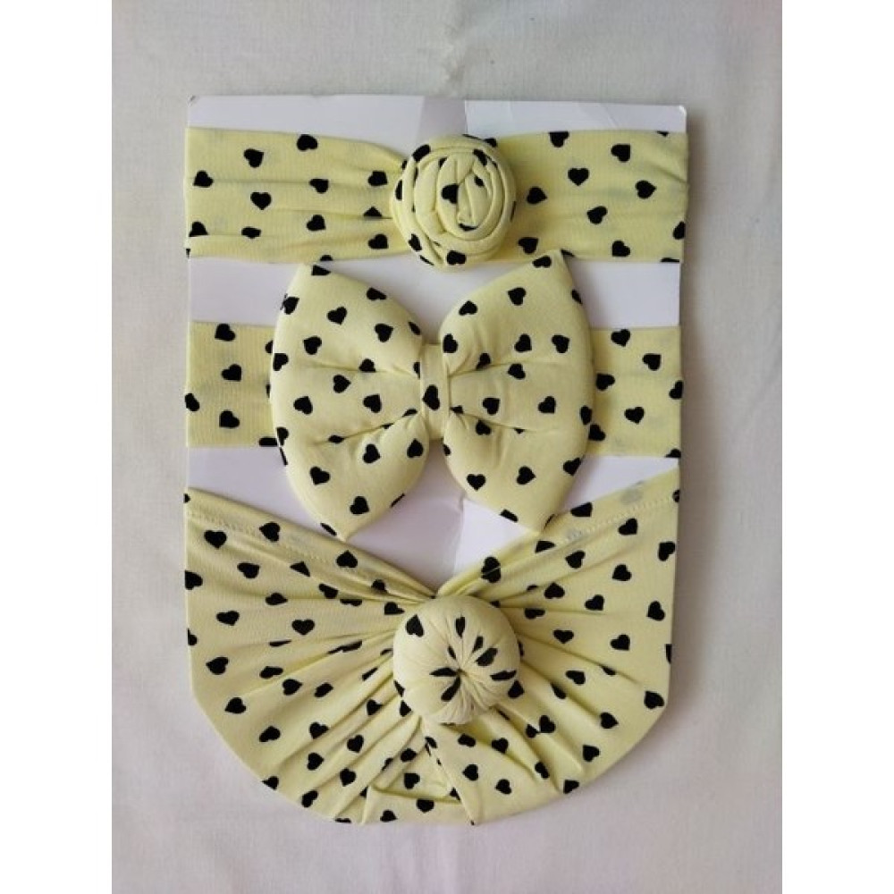 Bircan Baby 3'lü Kız Çocuk Bone Bandana Set Bebek Saç Bandı Fiyatı