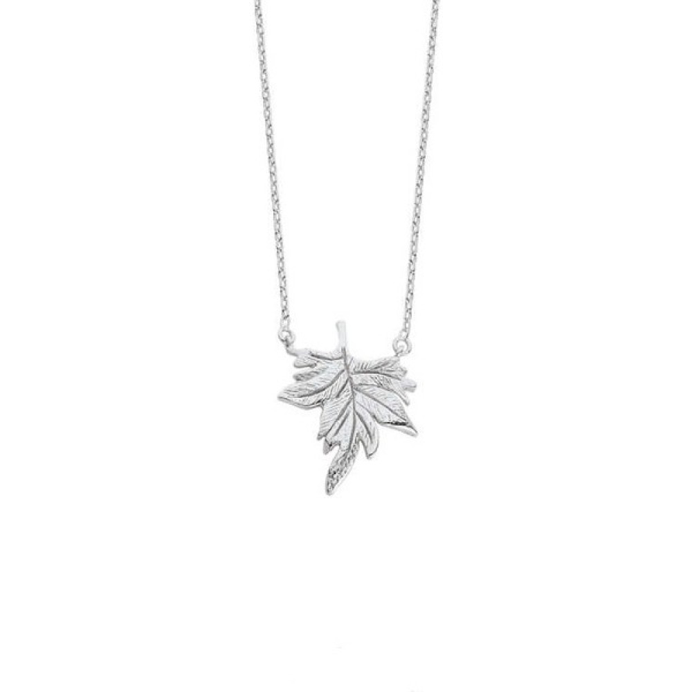 Bircan Silver 925 Ayar Gümüş Yaprak Desenli Gümüş Kolye Gümüş Kolye Fiyatı