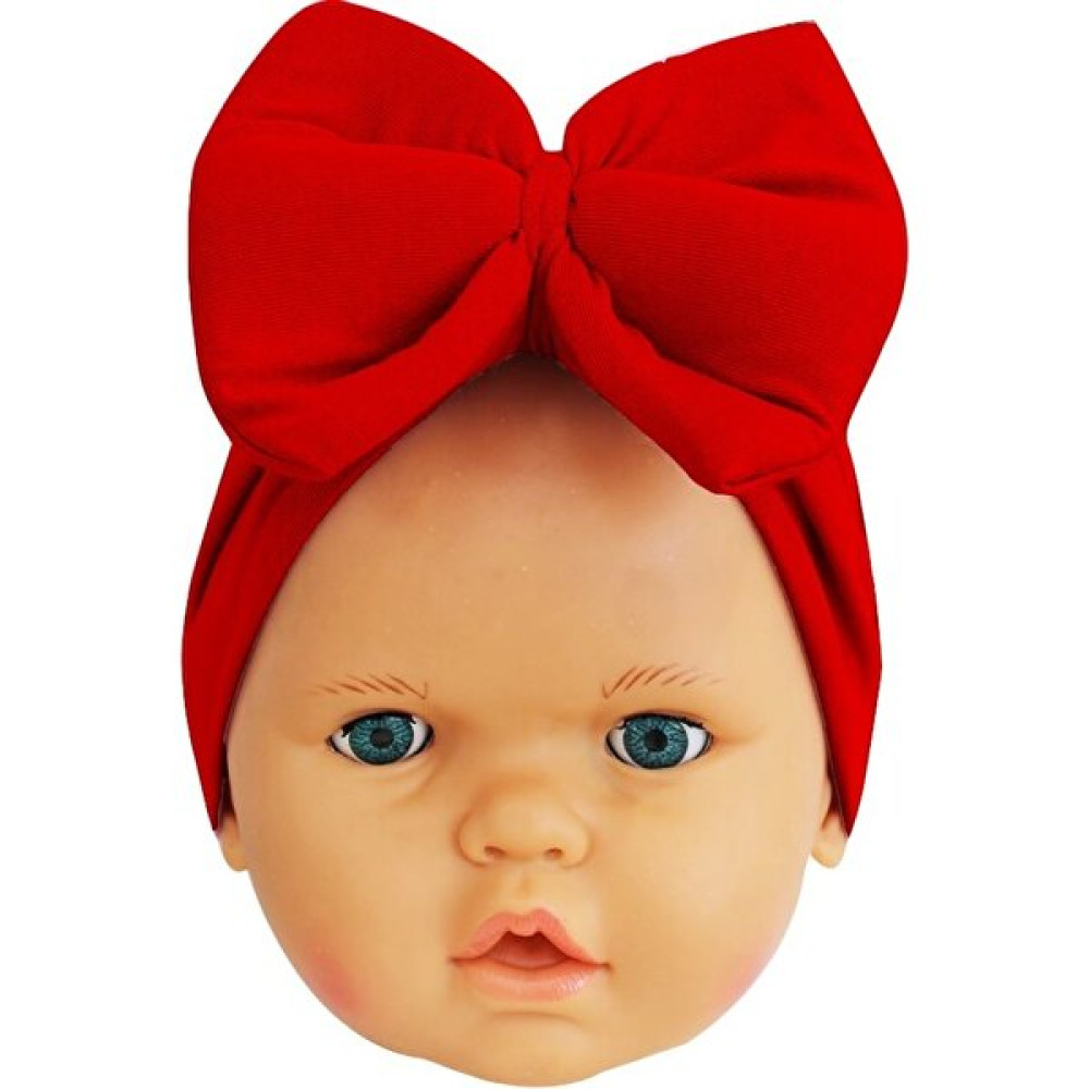 Birdolumarka Kırmızı Fiyonklu Kız Bebek Bone Bebek Saç Bandı Fiyatı